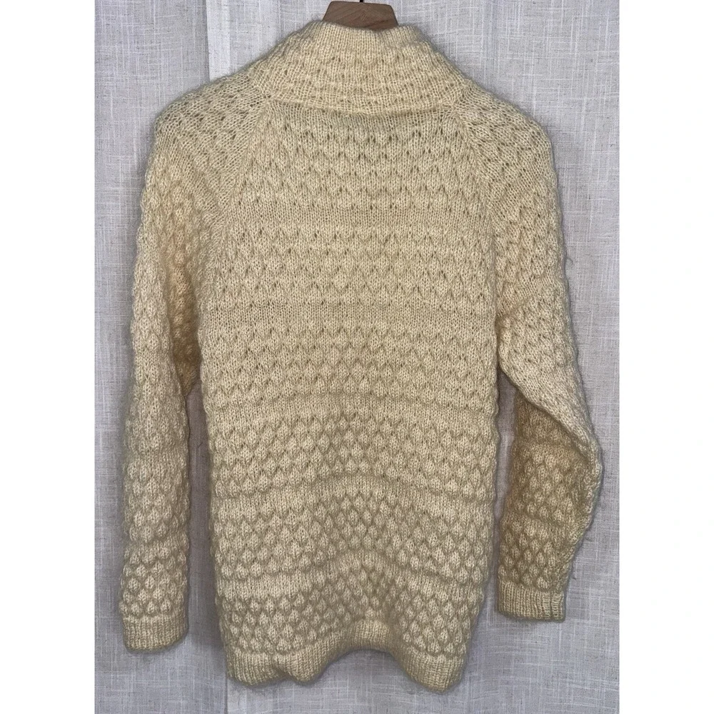 Vintage NWT Naturally Mohair Canada Sweater Cardigan Knit‎ Sheep Women's Sz M - Picture 3 of 12